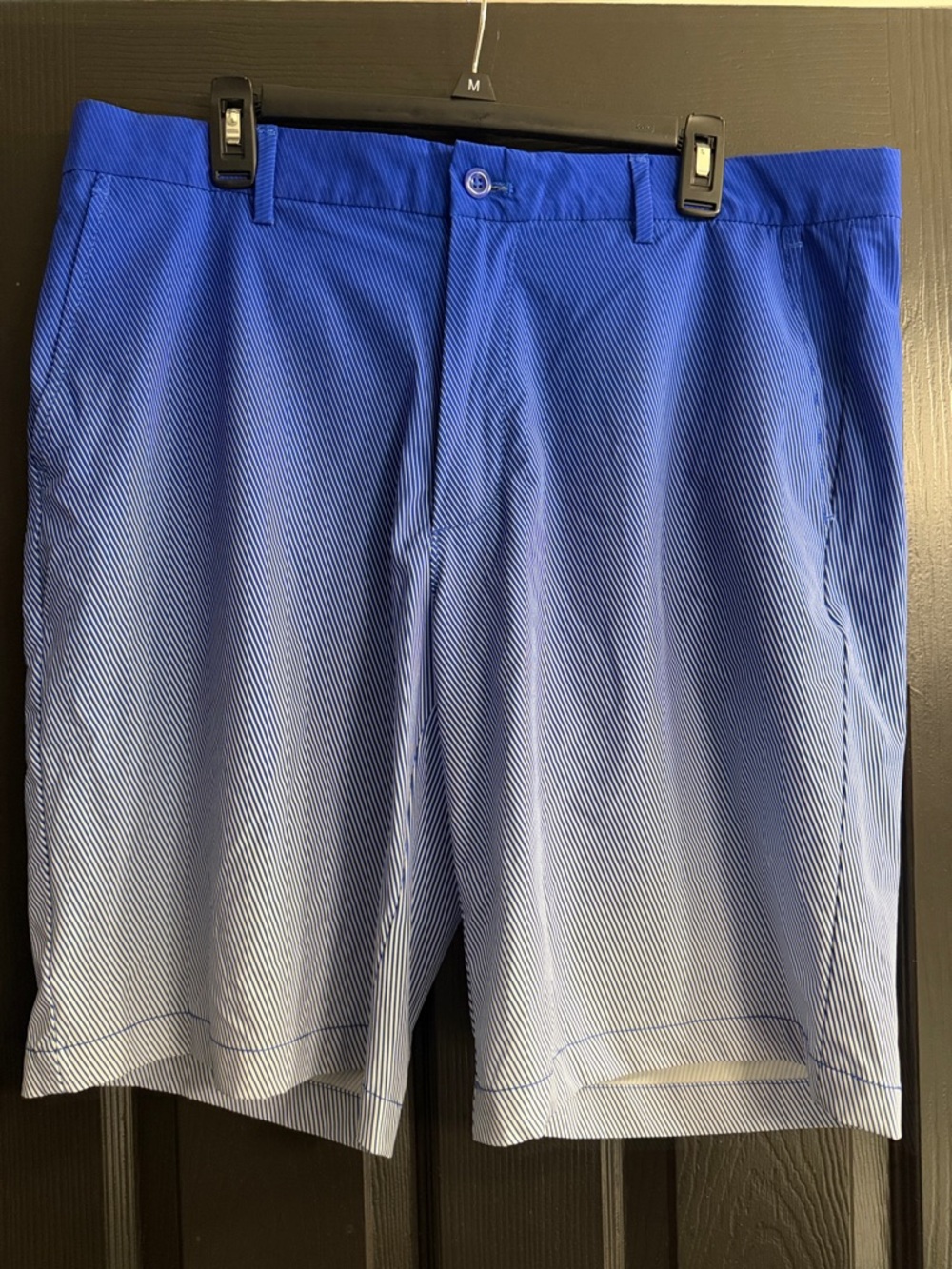 Greg Norman Collection Blue Ombre Performance Golf Shorts